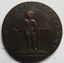 Load image into Gallery viewer, 1793 Birmingham Halfpenny Token
