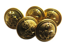 Load image into Gallery viewer, Antique Set of 5 Buttons Of Royal Navy Yacht Club By Firmin &amp; Sons
