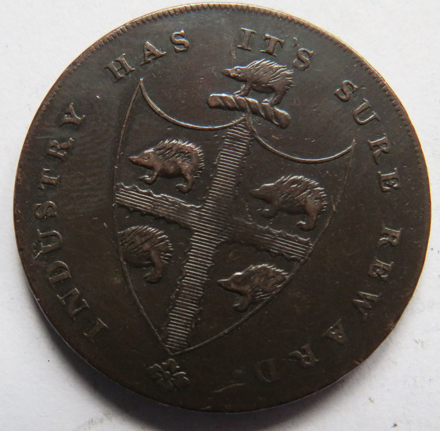 1793 Birmingham Halfpenny Token
