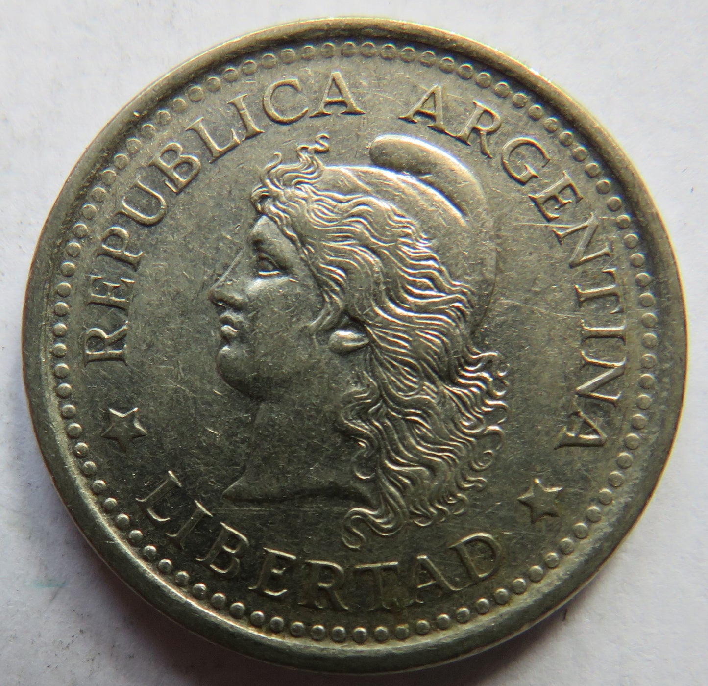1960 Argentina One 1 Peso Coin
