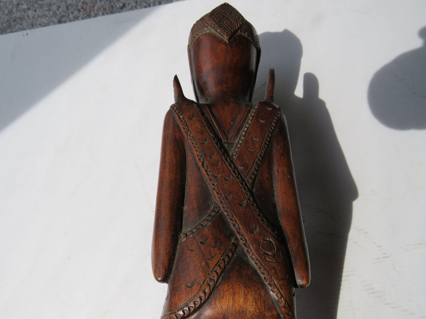 Vintage African Hand Carved Wooden Statue