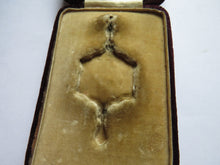 Load image into Gallery viewer, Antique Decorative Edwardian Pendant In Fitted Box Rock Crystal &amp; Silver
