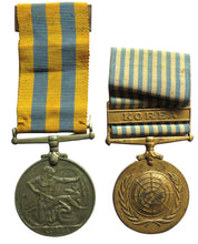 Load image into Gallery viewer, Pair of Medals Korea / United Nations Medal - Glosters
