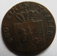 Load image into Gallery viewer, 1827-D German States Prussia 2 Pfennig Coin
