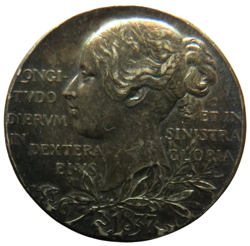 1837-1897 Queen Victoria Diamond Jubilee Silver Medal