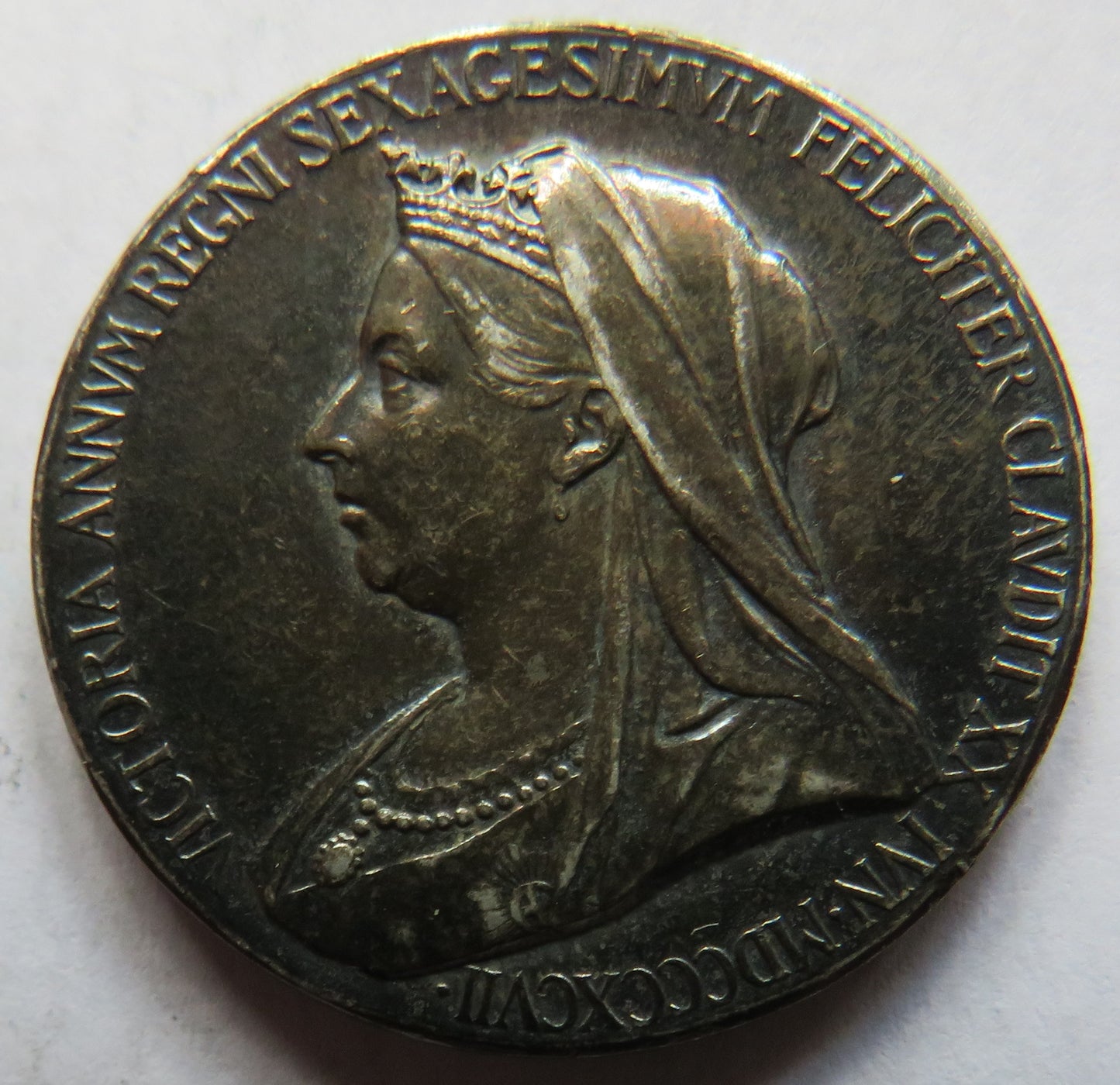 1837-1897 Queen Victoria Diamond Jubilee Silver Medal