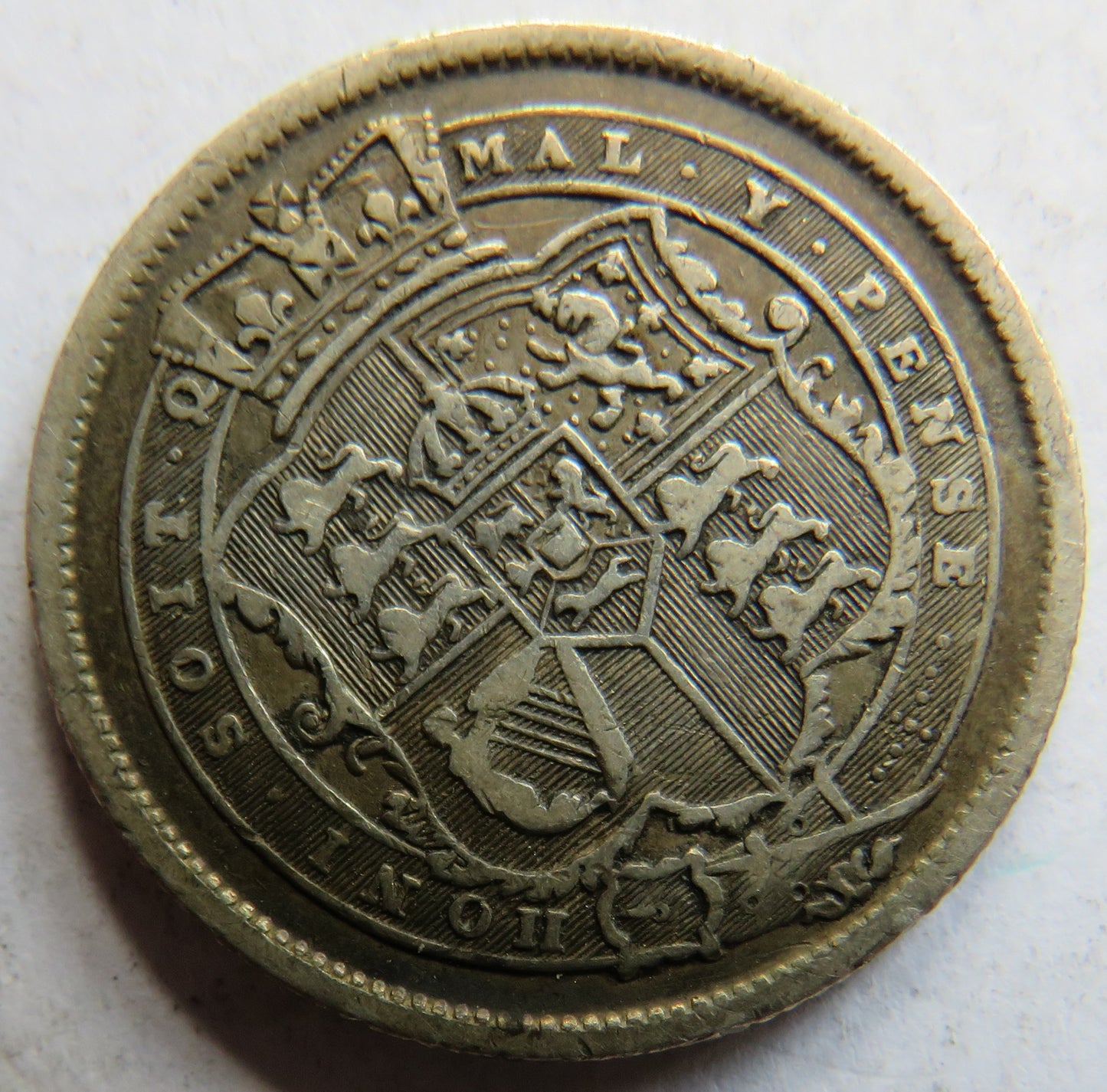 1820 King George III Silver Shilling Coin - Great Britain