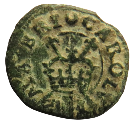 1625-1649 Charles I Rose Farthing Coin