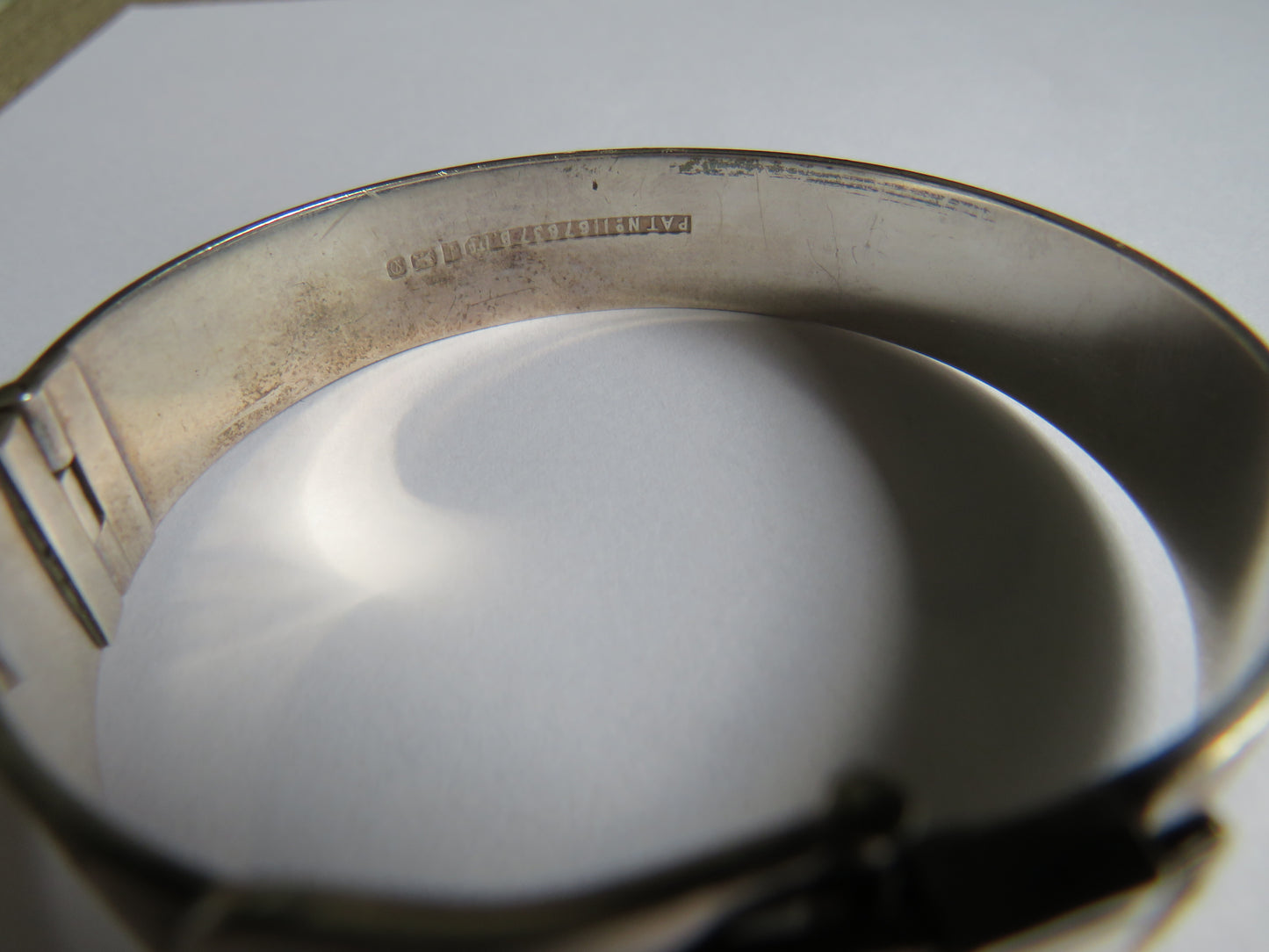 Excellent Quality Vintage Ladies Sterling Silver Buckle Bracelet Birmingham 1978