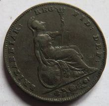 Load image into Gallery viewer, 1853 Queen Victoria Young Head Farthing Coin - Great Britain
