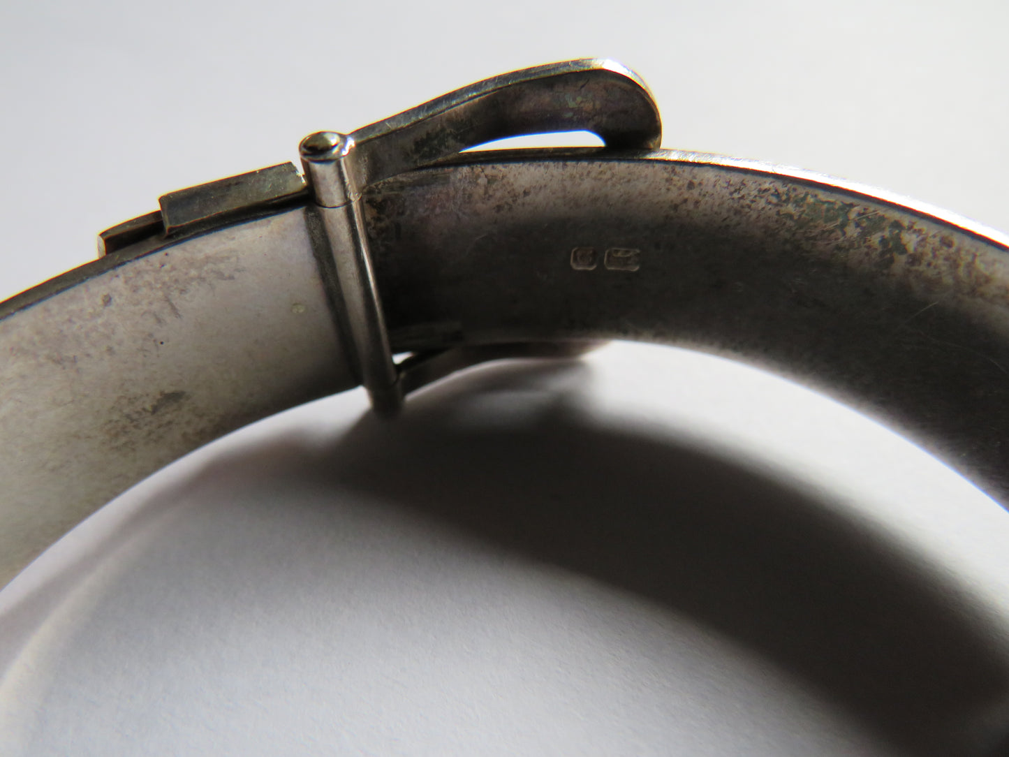 Excellent Quality Vintage Ladies Sterling Silver Buckle Bracelet Birmingham 1978