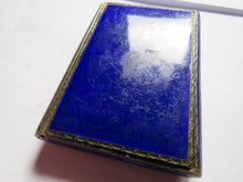 Load image into Gallery viewer, Antique Enamel &amp; Silver Gilt Box London Import Marks
