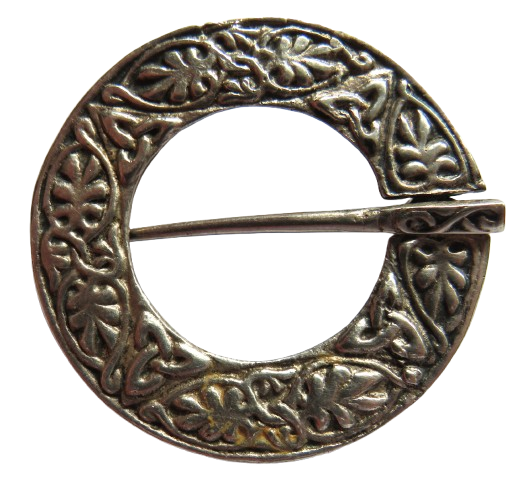 Scottish Sterling Silver Penannular Brooch Hallmarked Glasgow 1941 Henderson & Horner Bros