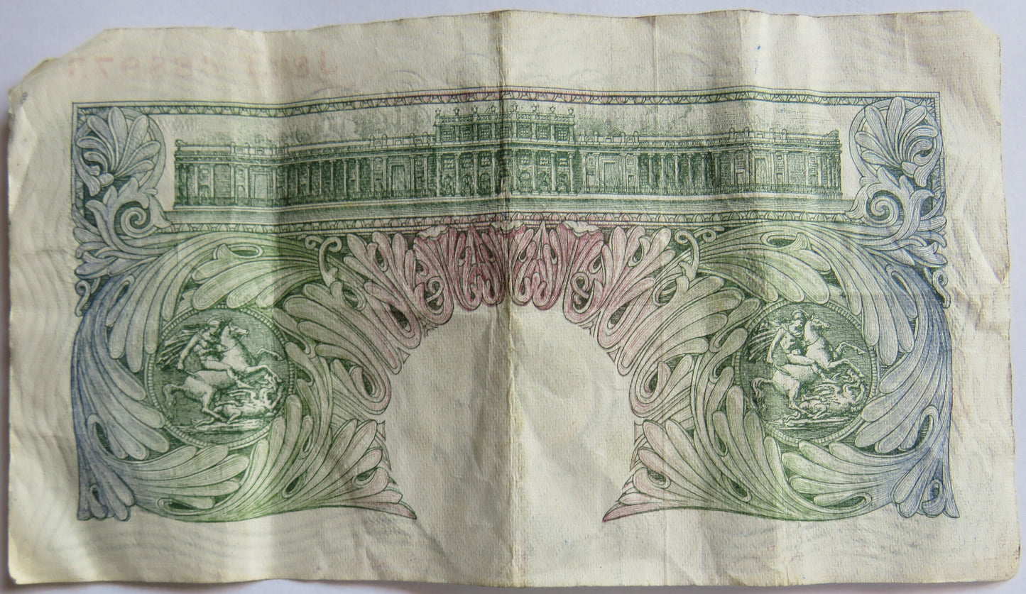 Bank of England £1 One Pound Banknote P.S. Beale J83J