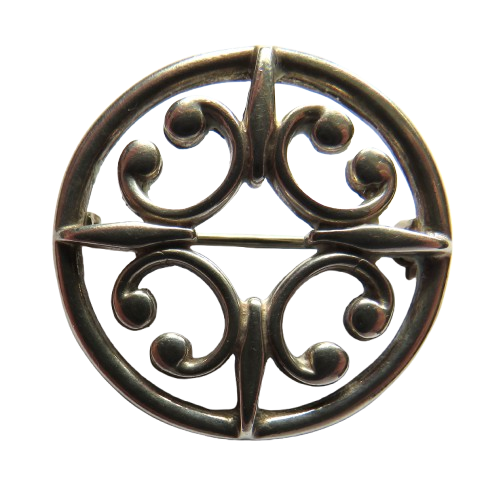 Ladies Sterling Silver Brooch By Ola Gorie