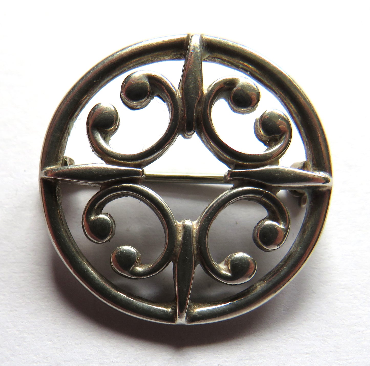 Ladies Sterling Silver Brooch By Ola Gorie