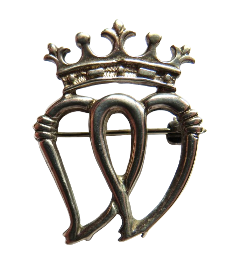 Ladies Sterling Silver luckenbooth  Brooch Hallmarked London 2002