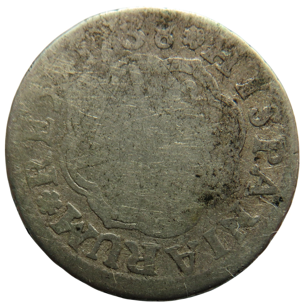 1758 Spain Silver 1 Real Coin