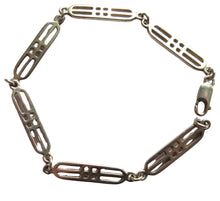 Load image into Gallery viewer, Sterling Silver Bracelet In Charles Rennie Mackintosh Style
