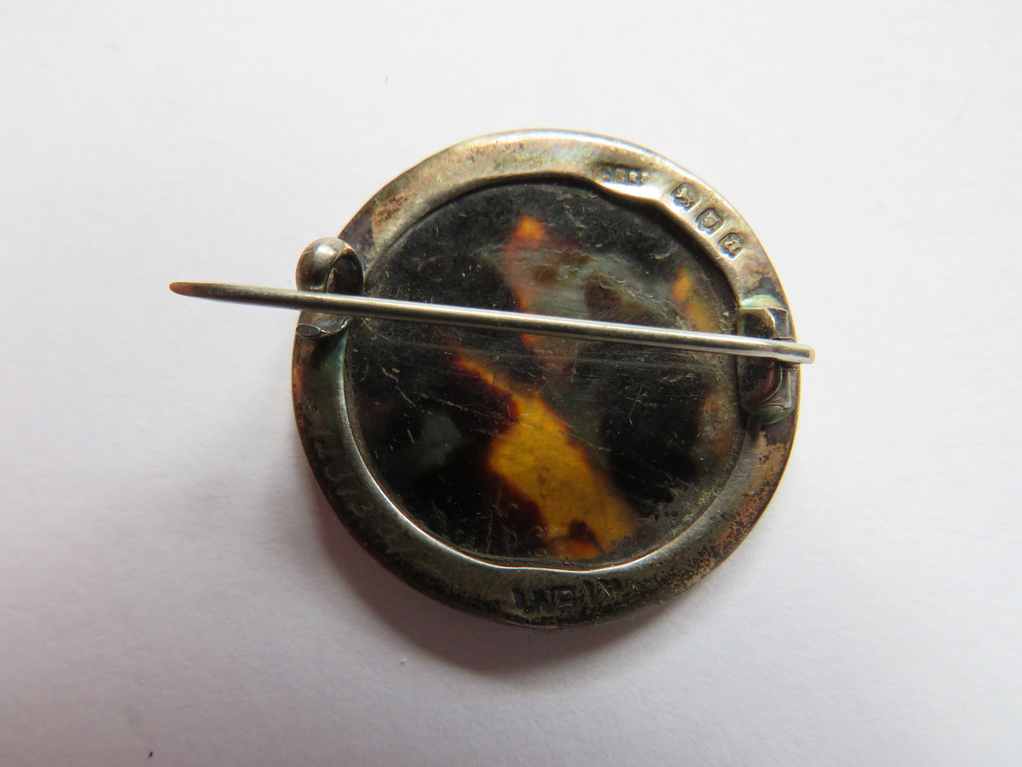 WWI Royal Highlanders Black Watch Silver Sweetheart Brooch Hallmarked London 1916