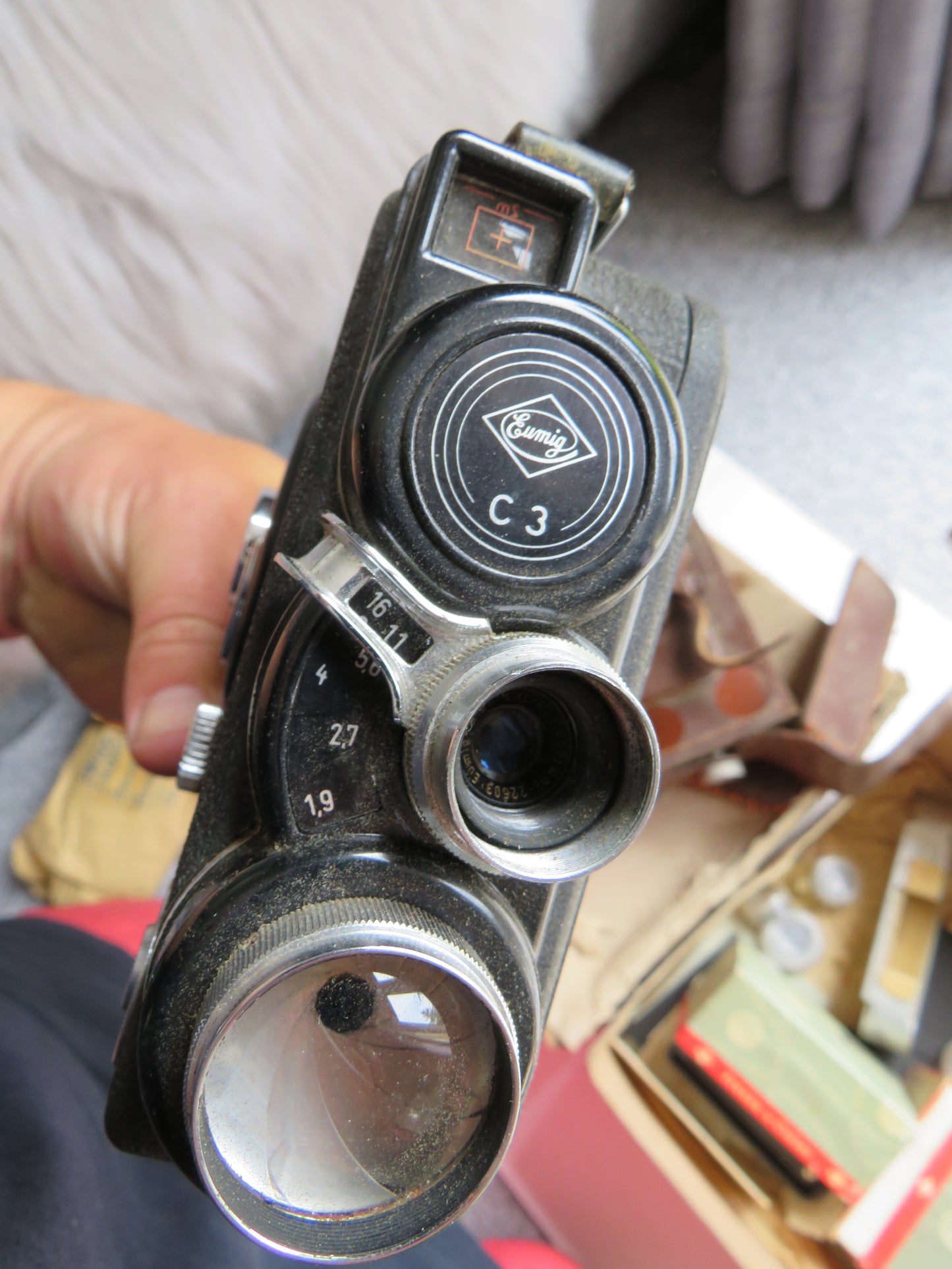 Eumig C3 Vintage Camera In Selfridges Box With Accessories