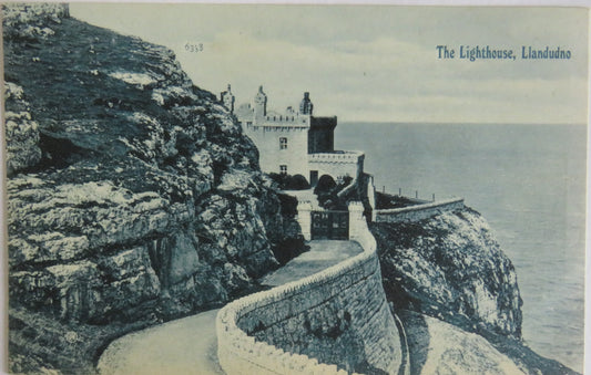 Vintage Postcard of The Lighthouse, Llandudno