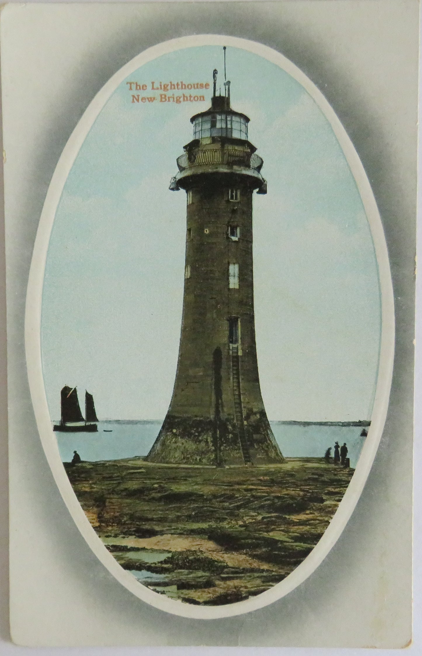Vintage Postcard of The Lighthouse New Brighton