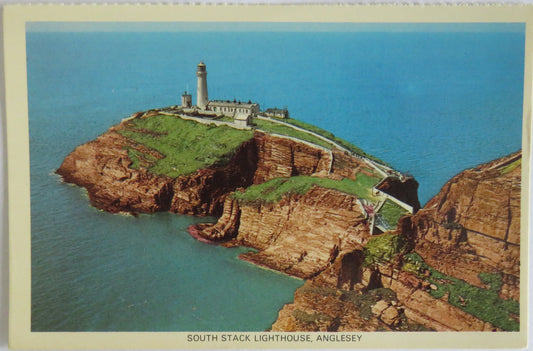 Vintage Postcard of South Stack Lighthouse, Anglesey