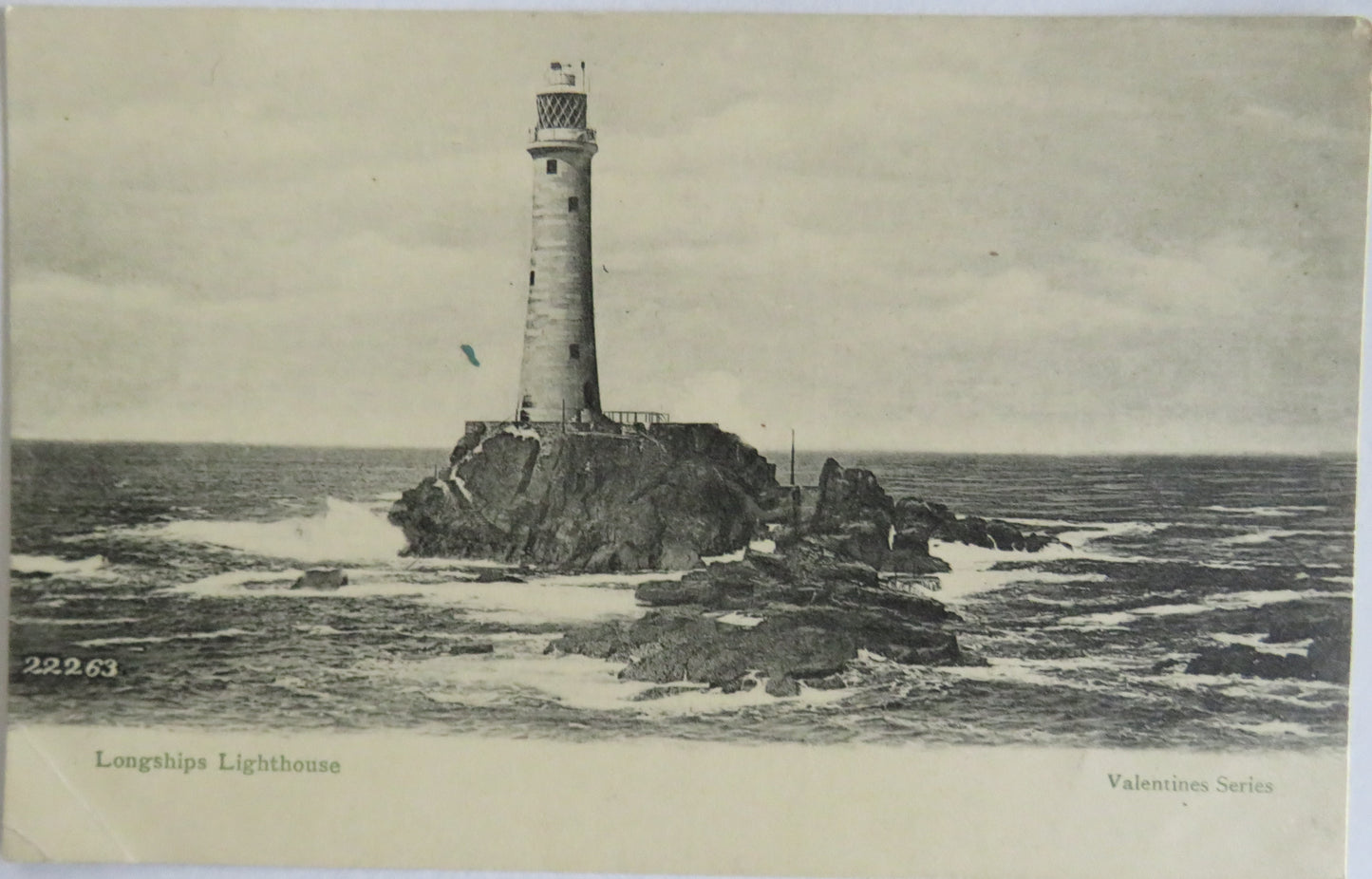 Vintage Postcard of Longships Lighthouse