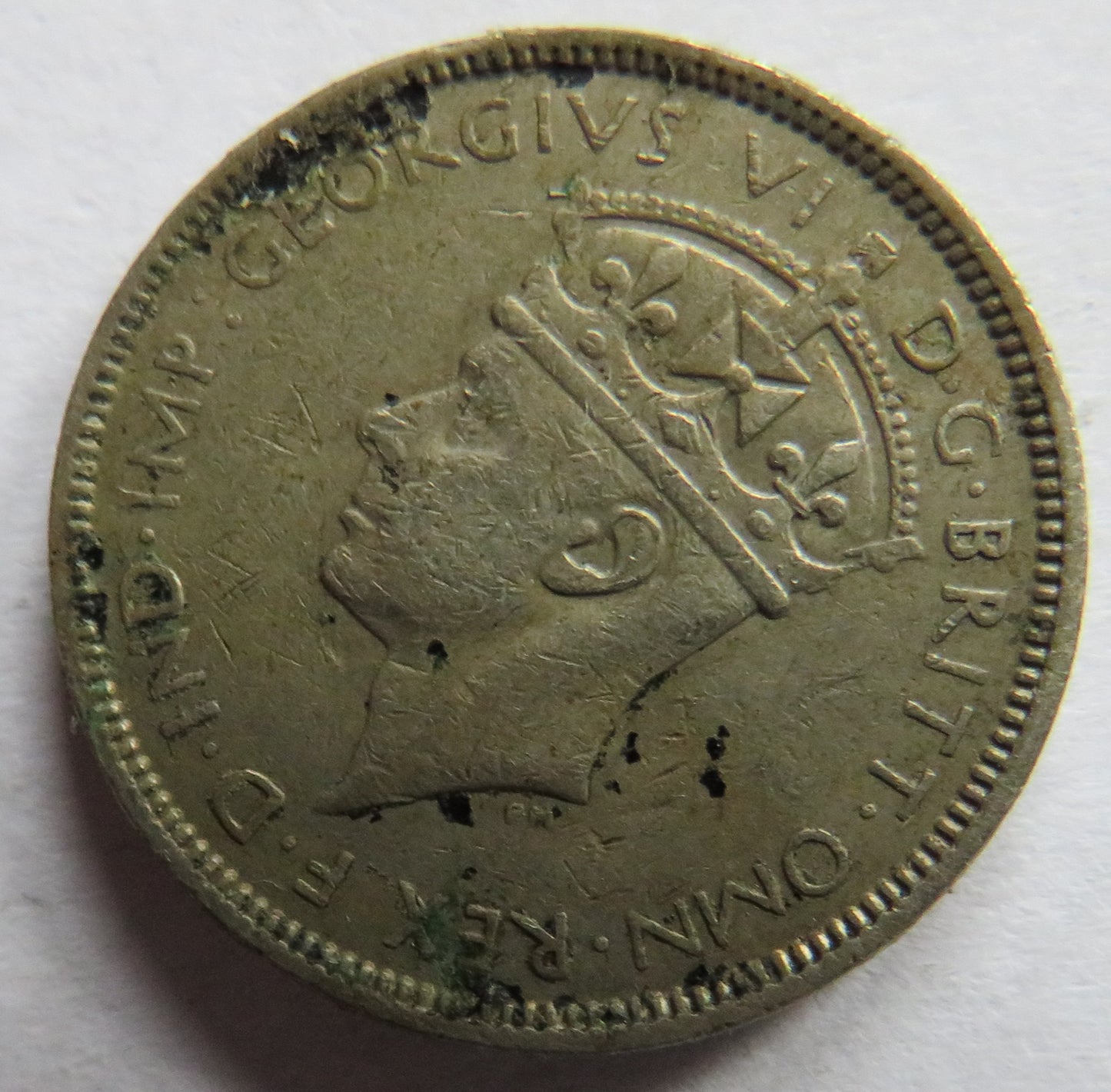 1946 British West Africa 3 Threepence Coin