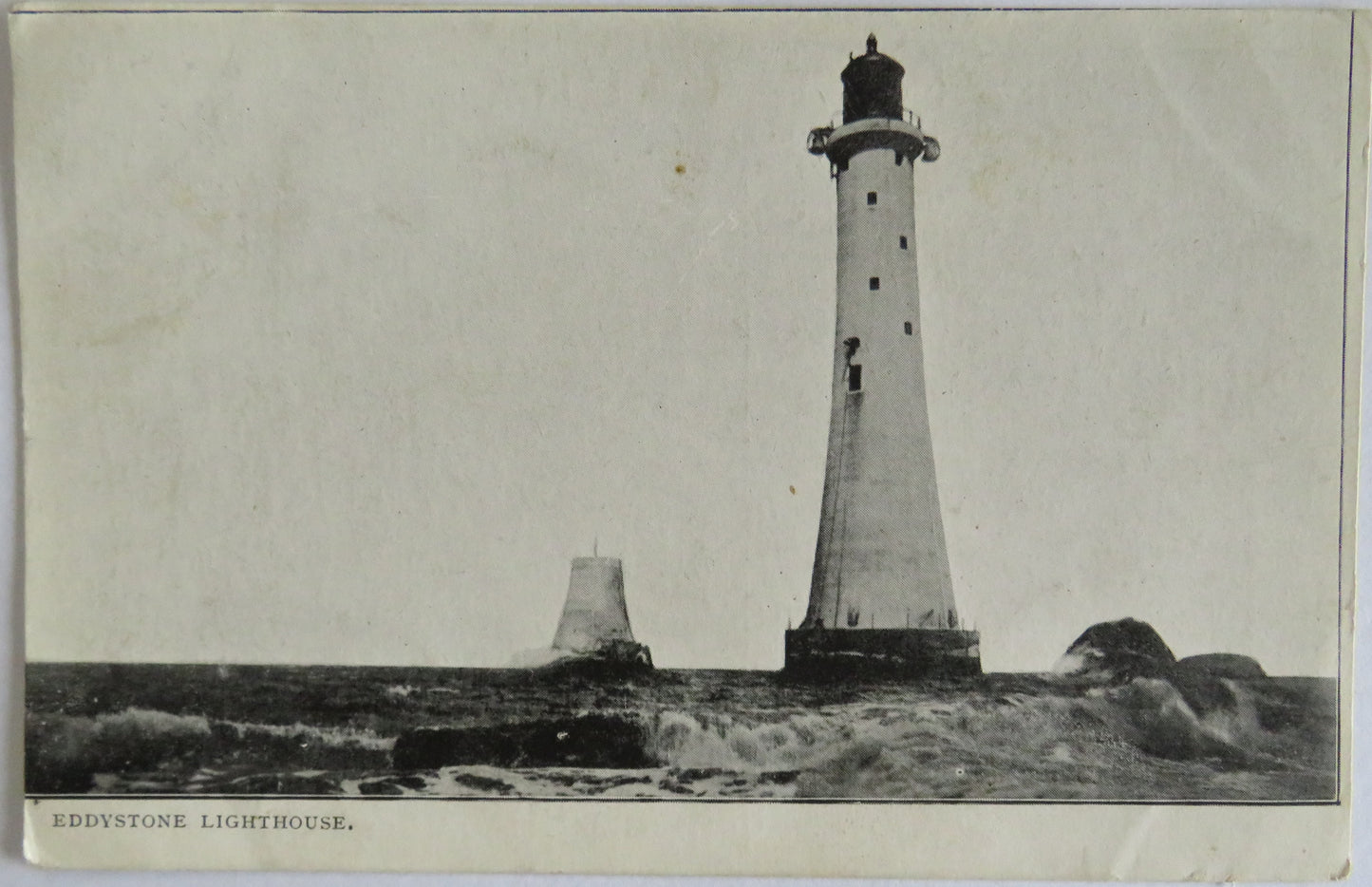 Vintage Postcard of Eddystone Lighthouse