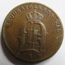 Load image into Gallery viewer, 1883 Sweden 2 Ore Coin In Better Grade
