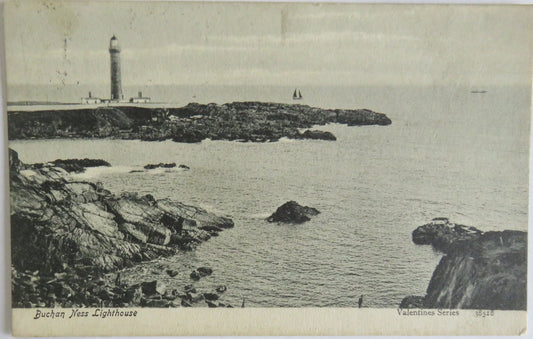 Vintage Postcard of Buchan Ness Lighthouse