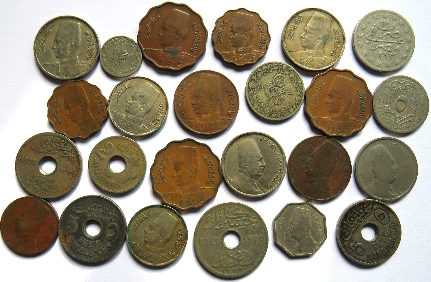 A Good Collection of Old Coins From Egypt