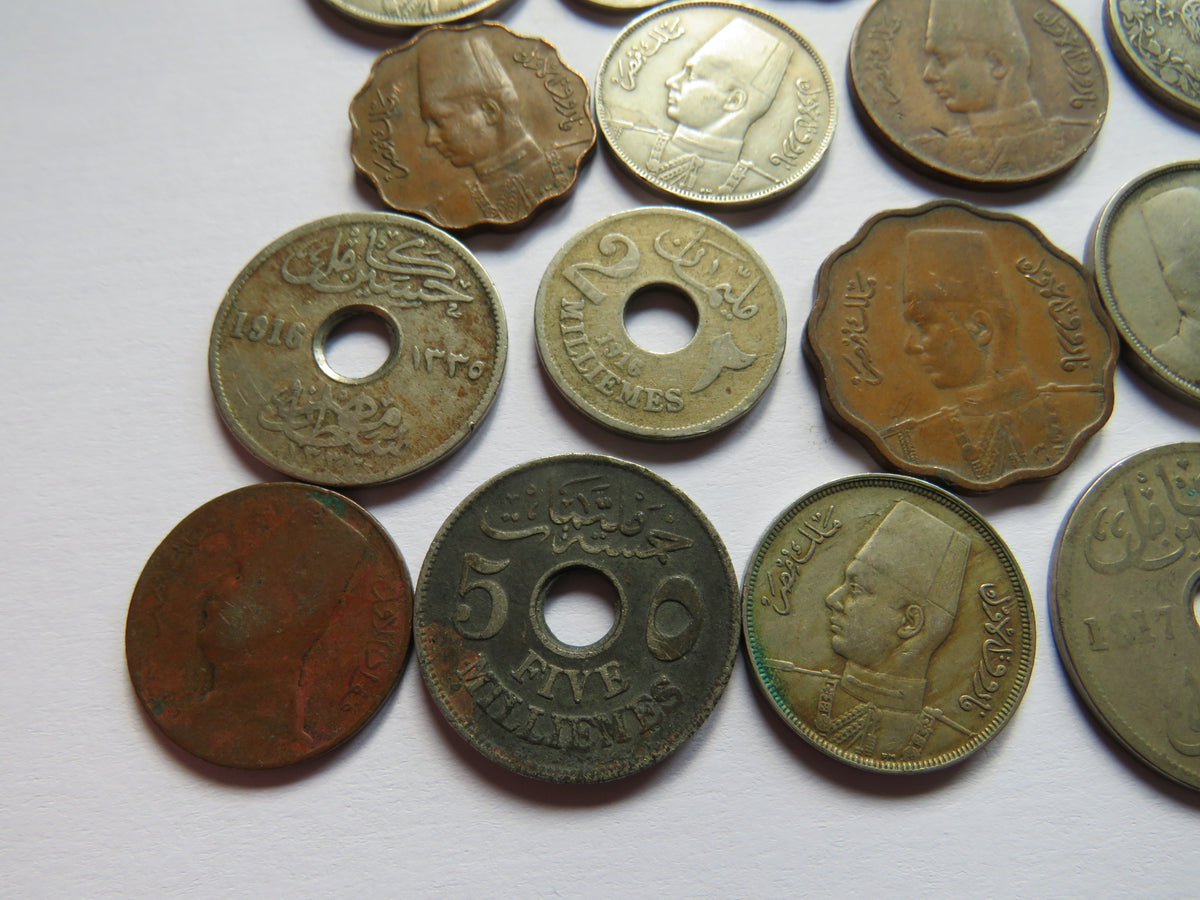 A Good Collection of Old Coins From Egypt