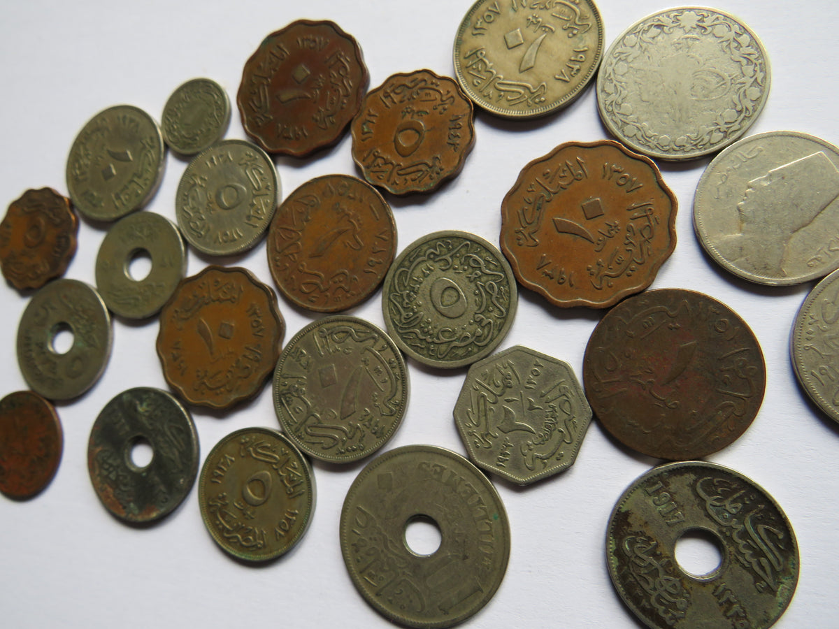 A Good Collection of Old Coins From Egypt