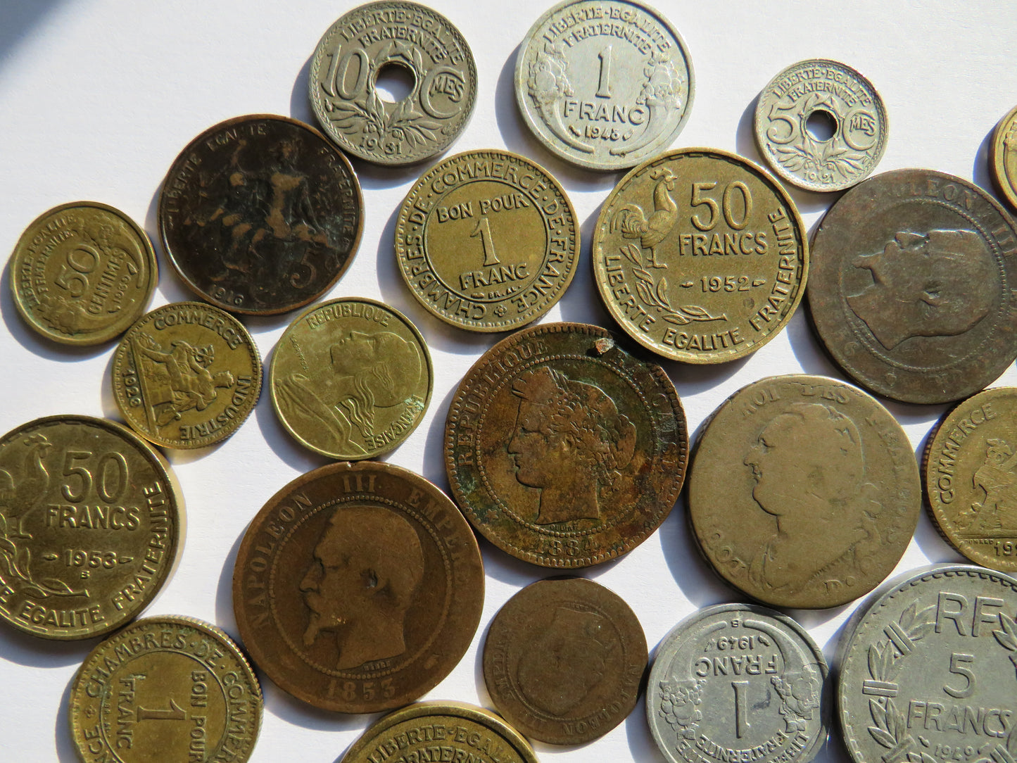 A Good Collection of Old Coins From France