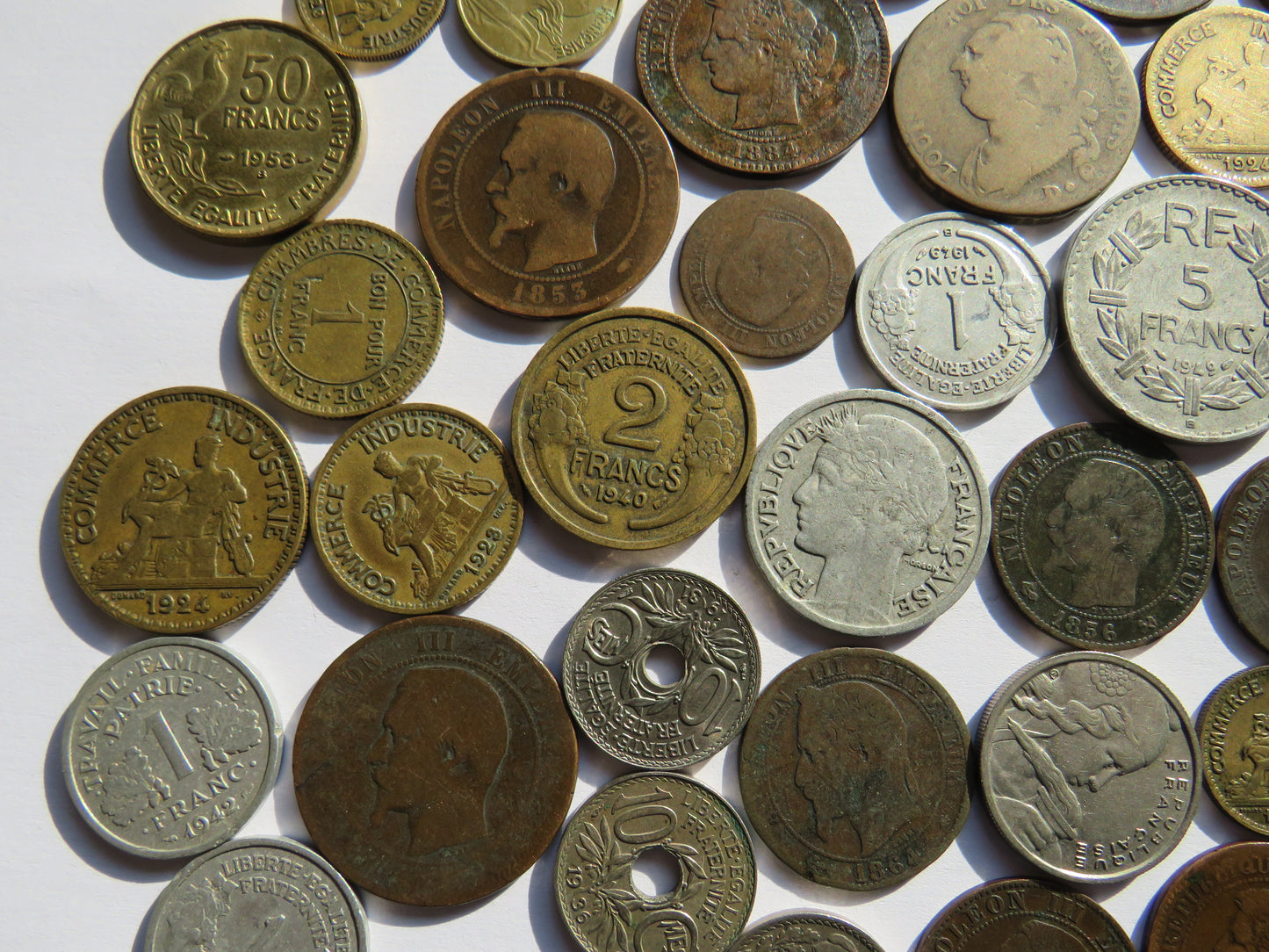 A Good Collection of Old Coins From France