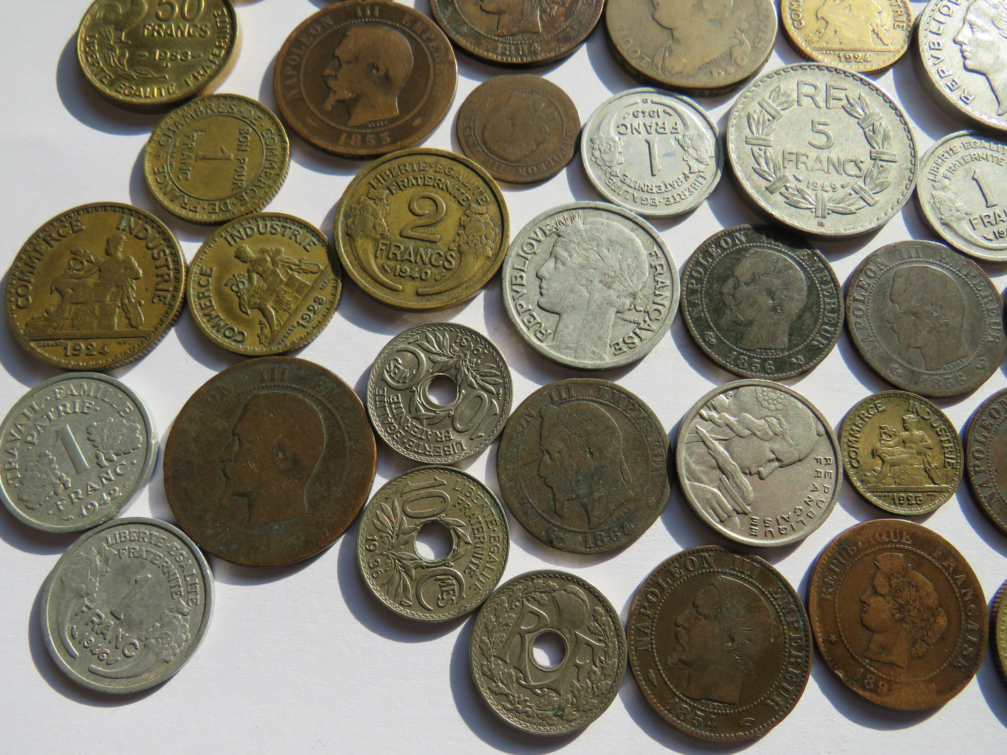 A Good Collection of Old Coins From France