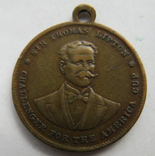 Load image into Gallery viewer, Shamrock II America Cup Race 1901 Sir Thomas Lipton / Medal
