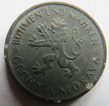 Load image into Gallery viewer, 1942 Bohemia &amp; Moravia Koruna Coin
