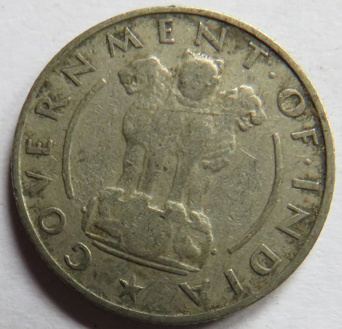 1951 India 1/4 Rupee Coin