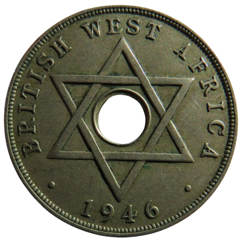 1946 British West Africa One Penny Coin