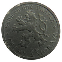 Load image into Gallery viewer, 1944 Bohemia and Moravia 20 Haleru Coin
