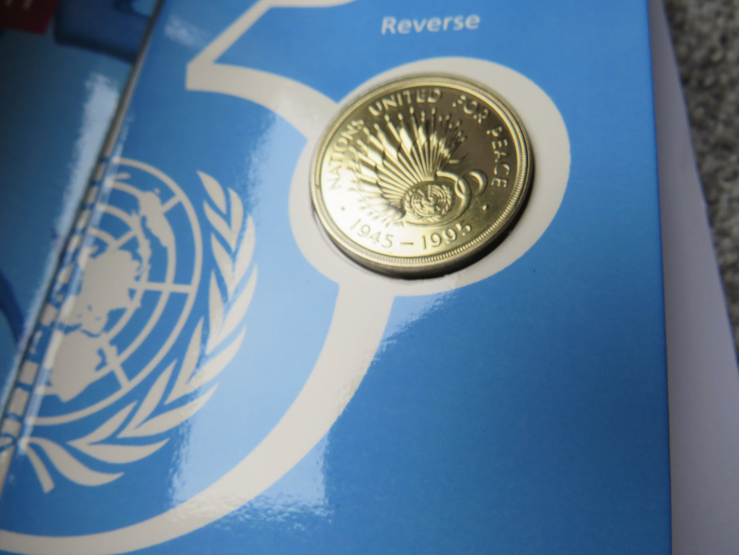 1945-1995 UN50 United Kingdom £2 Coin In Presentation Pack United Nations