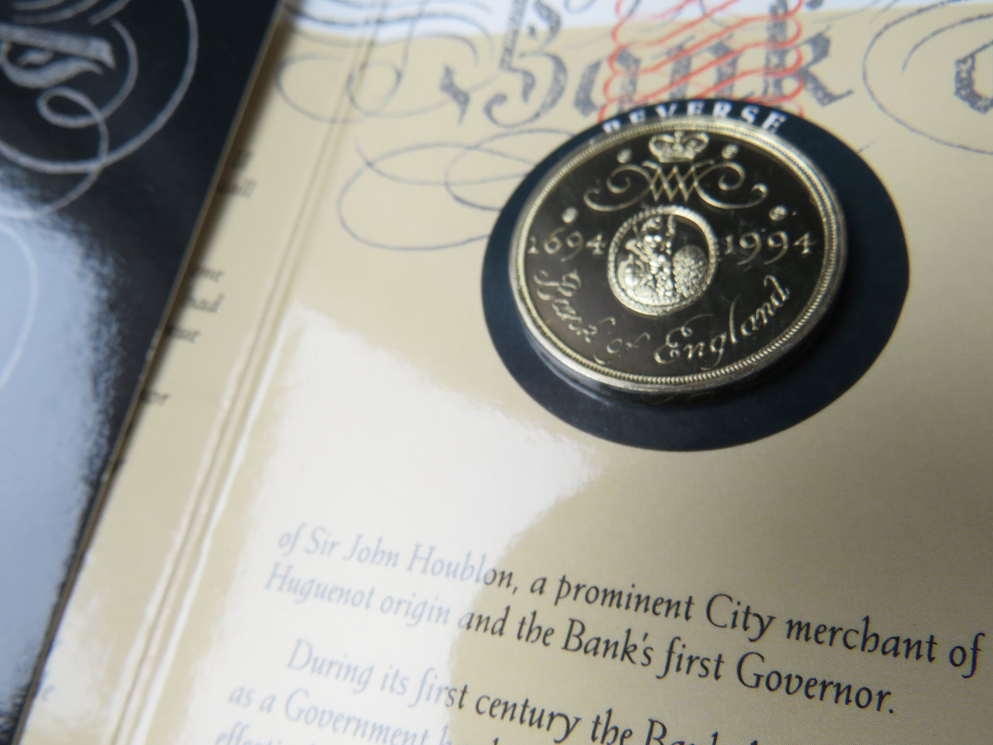 1994 £2 Two Pound Coin Bank of England Tercentenary In Presentation Pack
