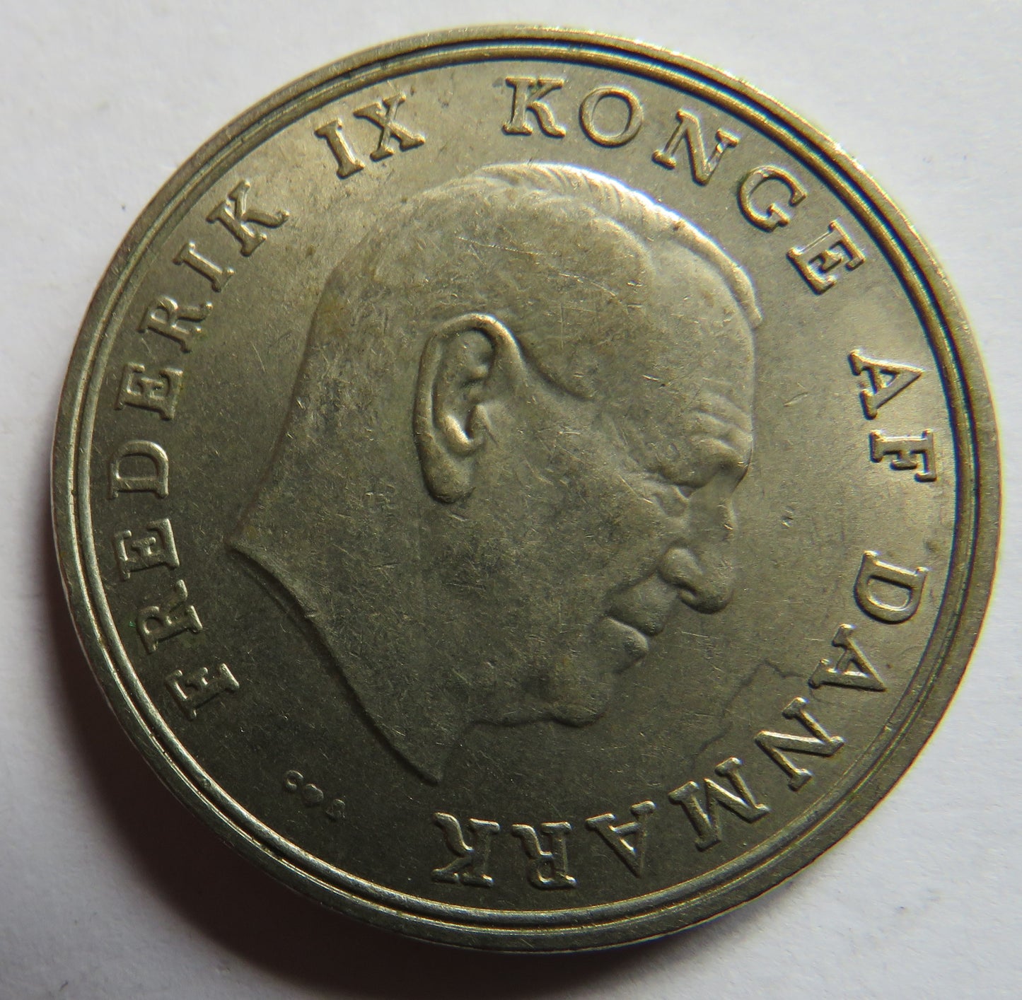 1961 Denmark 5 Kroner Coin