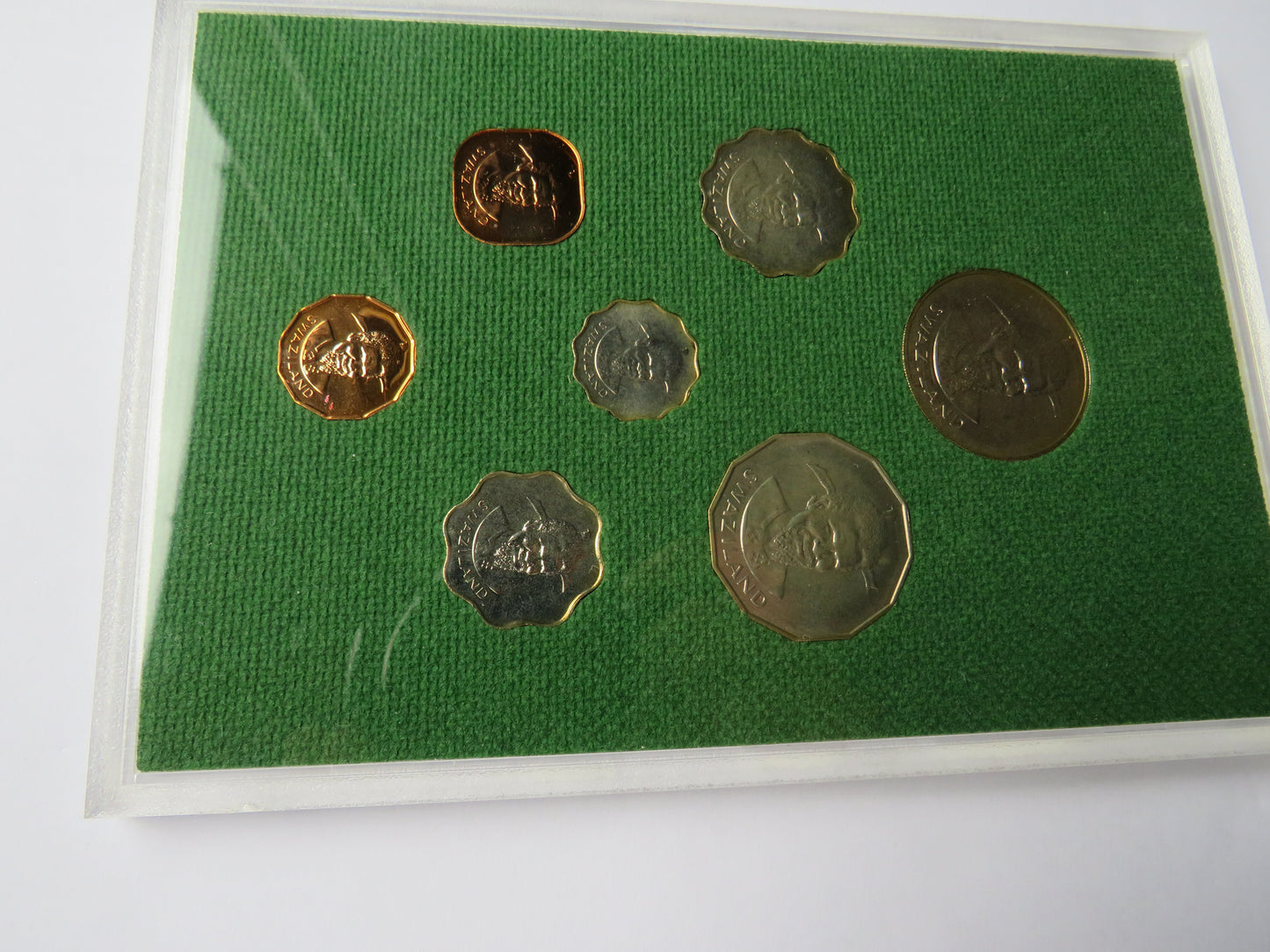1974 The First Coinage of the Kingdom of Swaziland Cased Coin Set