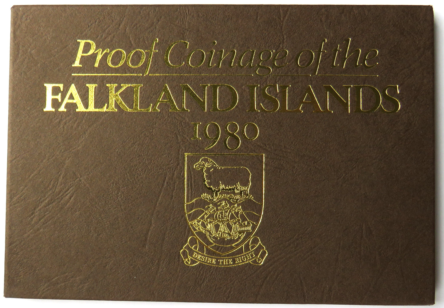 1980 Proof Coinage of the Falkland Islands Cased Coin Set