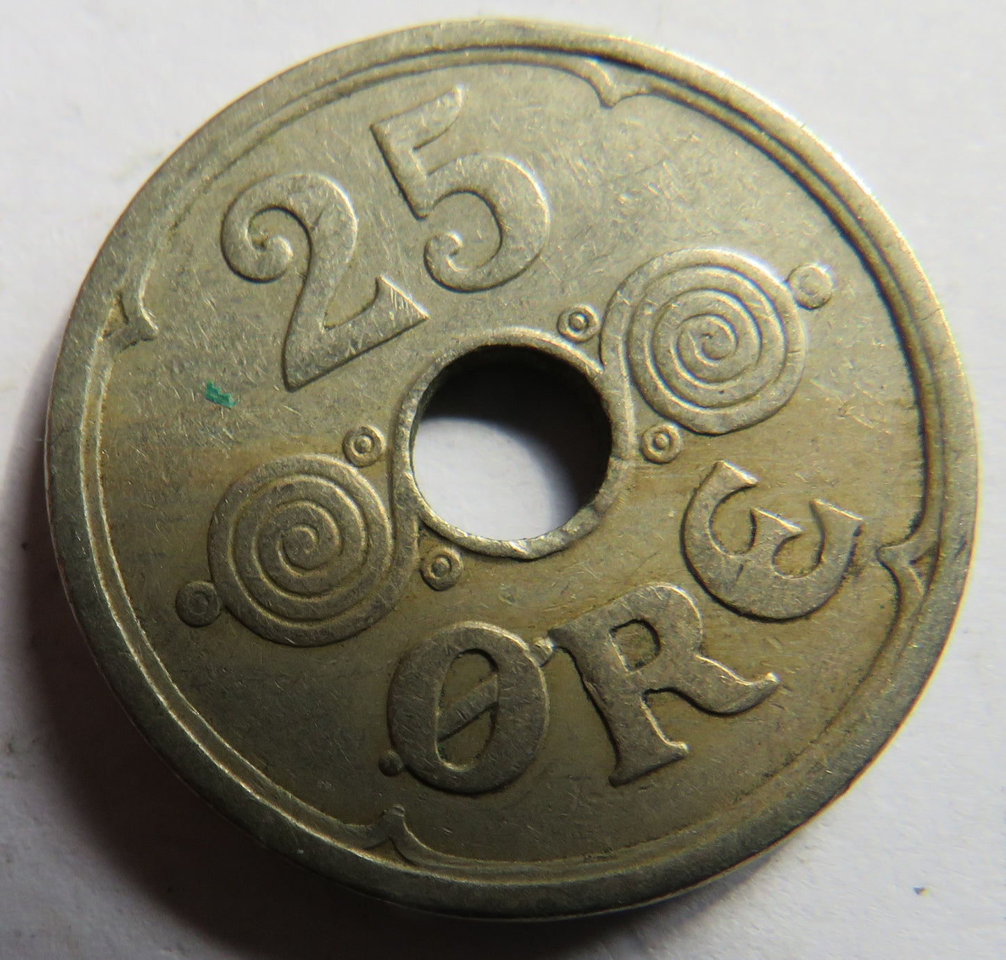 1940 Denmark 25 Ore Coin